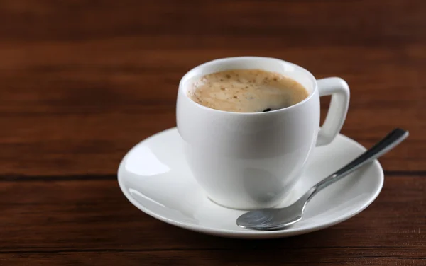 Kopje koffie op tafel — Stockfoto