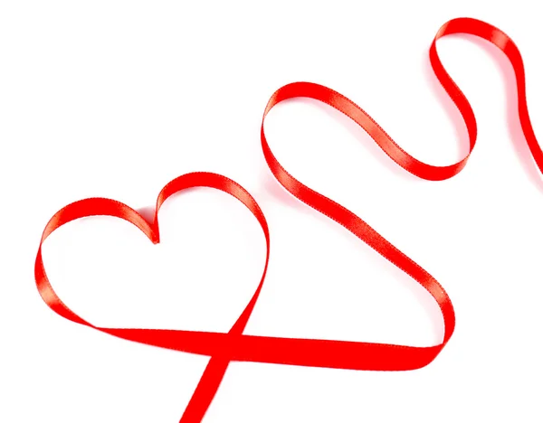 Лента Красного сердца — стоковое фото