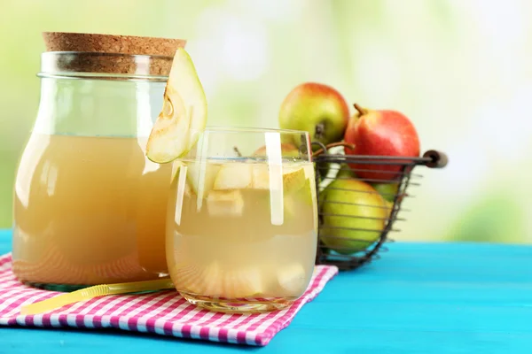 Fresh pear juice — Stock Photo, Image