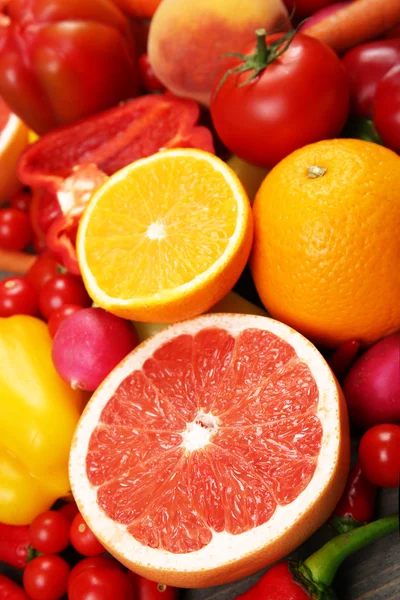 Frukt- grönsakskulturer närbild — Stockfoto