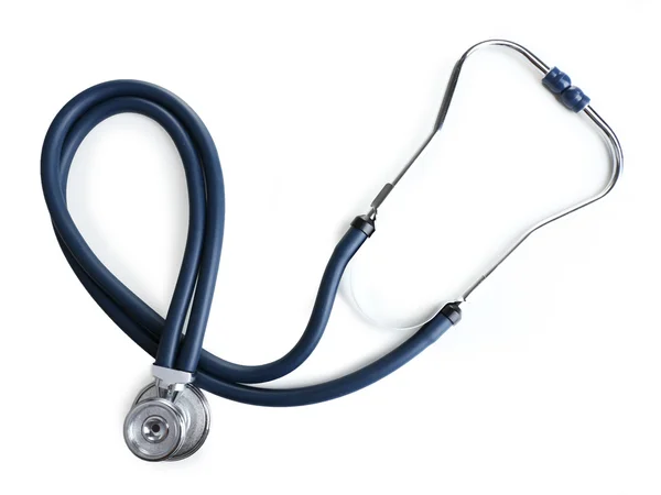 Stetoskop medyczny izolowany na białym — Zdjęcie stockowe