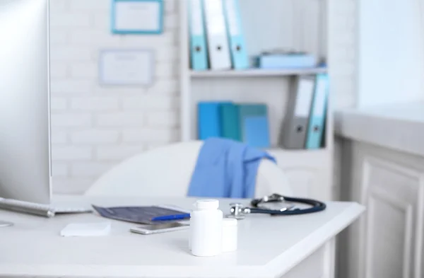 Stock image Doctor workplace in office