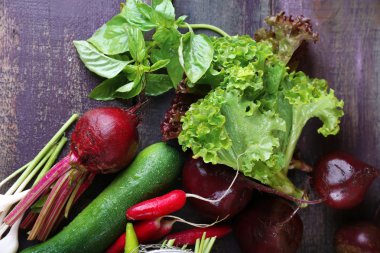 Yığın tablo taze sebze yakın çekim