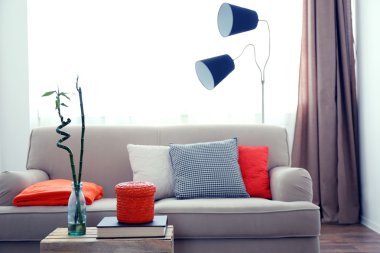 Modern oturma odası.