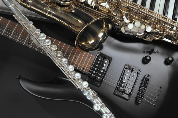 Musical instruments, closeup — Stock Photo, Image