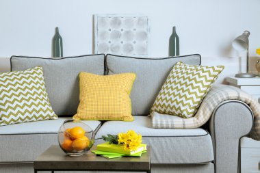 Modern oturma odası.