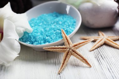 Spa ahşap masa portre ayarla