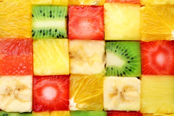 Gesneden fruit achtergrond — Stockfoto