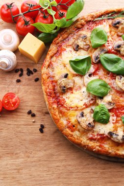 sebzeler lezzetli pizza