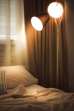 Kötü yakın çekim açık kitap