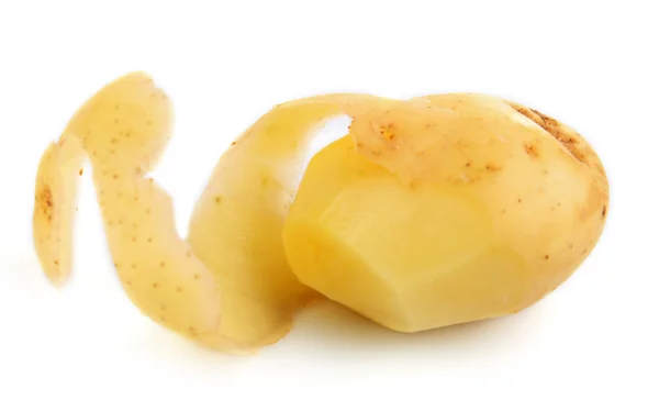 Unga potatis isolerad på vit — Stockfoto