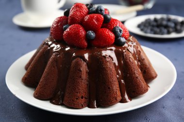 Lezzetli çikolatalı pasta