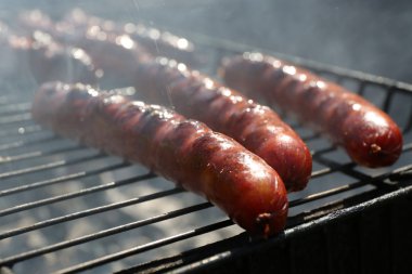 ızgara sosis portre