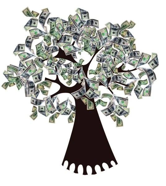 Concepto de dinero con árbol —  Fotos de Stock