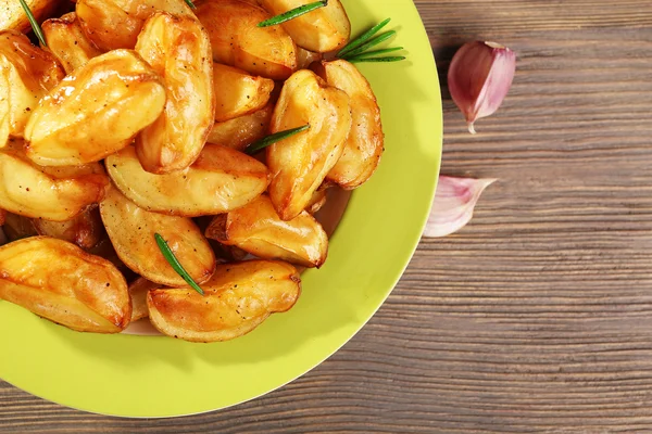 Cunei di patate al forno — Foto Stock