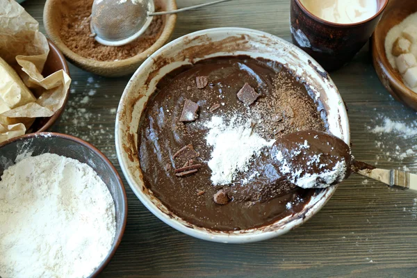 Masa para pi de chocolate — Foto de Stock