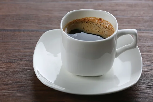 Cup of coffee on table close up — Stock Photo, Image