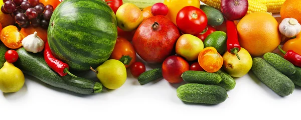 Un mucchio di frutta e verdura — Foto Stock