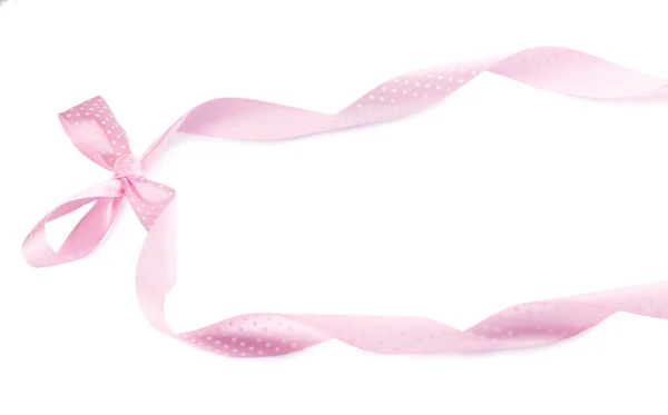핑크 리본 활 — 스톡 사진