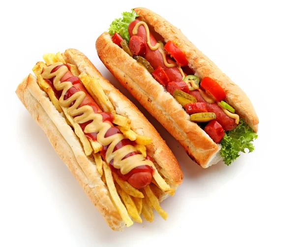 Fresh hot dogs — Stock Photo, Image