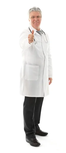 Docteur isolé sur blanc — Photo