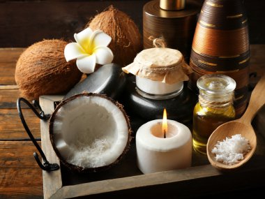 Spa Hindistan cevizi ürünler