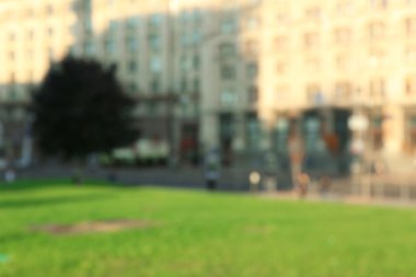 Şehir arka plan bulanıklık