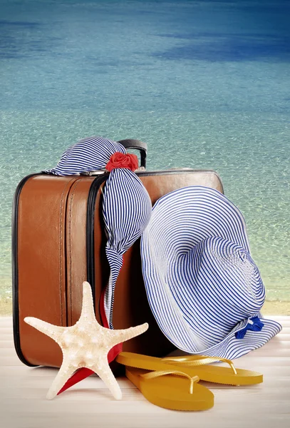 Resväska och tillbehör för resande — Stockfoto