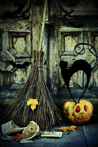 Halloween decoration composition — Stock Photo, Image