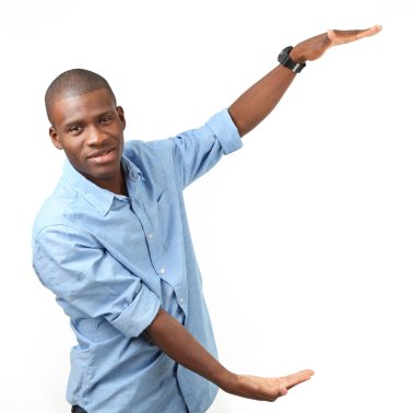 yakışıklı bir Afrikalı-Amerikalı adam