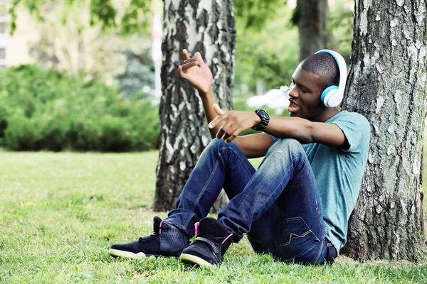 Handsome African American man — Stock Photo, Image