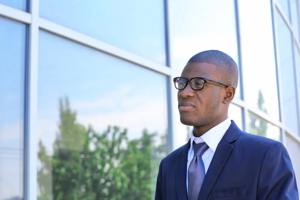 Handsome African American businessman — Stock Photo, Image