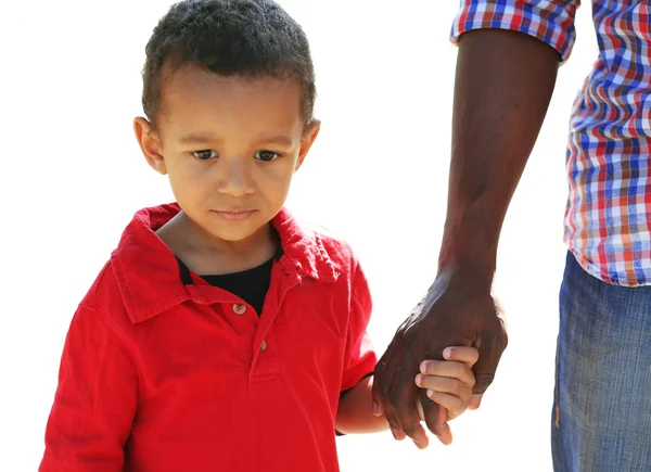 Father and son in the park — Stock Photo, Image