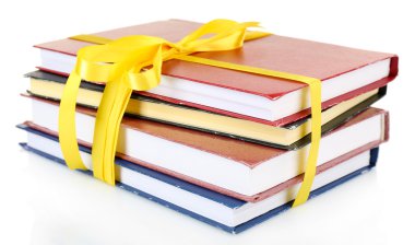 Kurdele ile kitap yığını