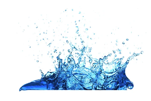 Blue Water splash — Stock Photo, Image