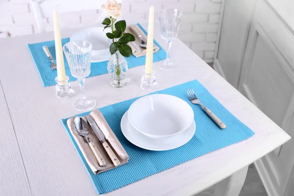 Beautiful table setting — Stock Photo, Image