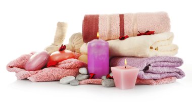 Spa uygulamaları arka plan üzerinde.