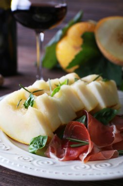 Prosciutto Parma jambon ile kavun 