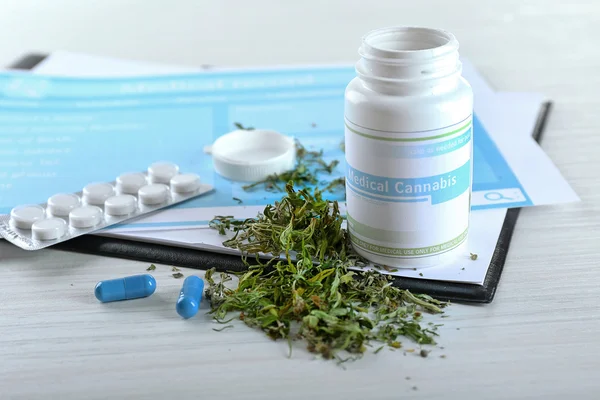 Droge medicinale cannabis — Stockfoto