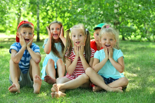 Happy active children — Stock Photo, Image