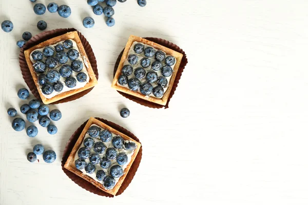 Taze yabanmersini tart — Stok fotoğraf