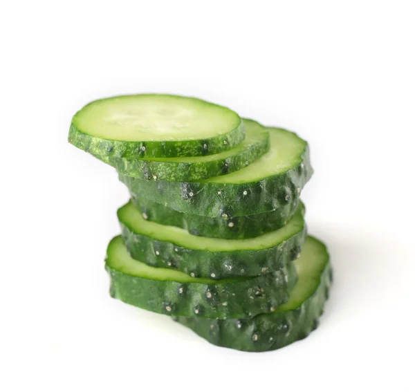 Fresh Sliced cucumbers — Stock Photo, Image