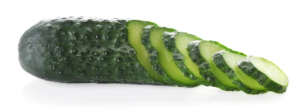Verse Sliced komkommers — Stockfoto