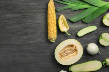 meyve ve sebze ahşap tablo