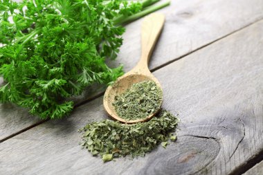 Taze ve maydanoz kurur