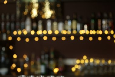 Bokeh arka plan bulanık bar