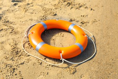 Sahilde hayat şamandıra