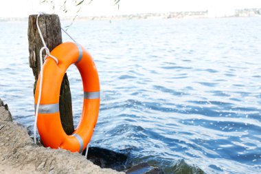Hisse senedi üzerinde asılı bir hayat şamandıra