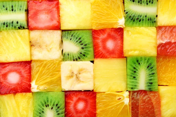 Fondo de frutas en rodajas — Foto de Stock