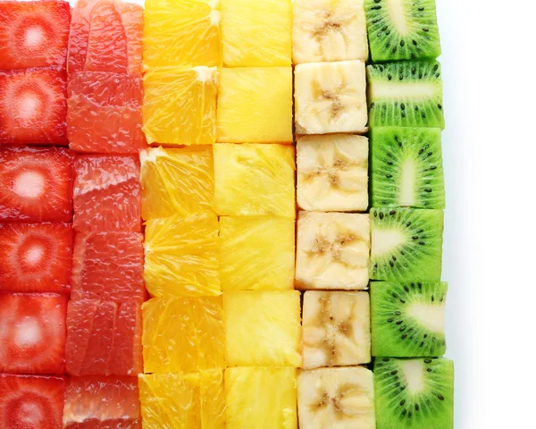 Sliced fruits close up — Stock Photo, Image